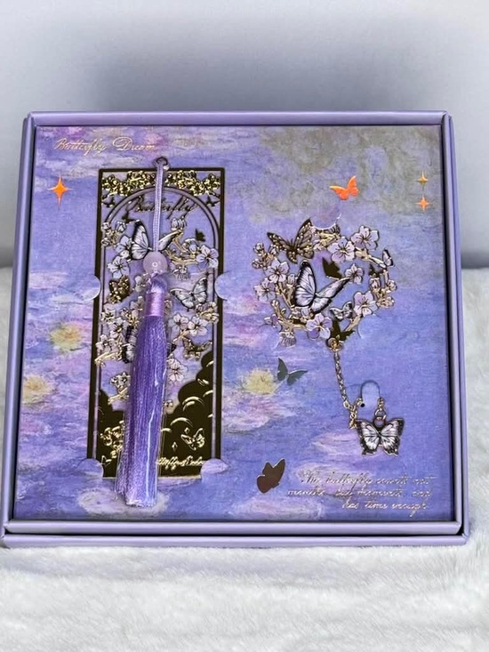 Other - Butterfly Fairyland Luxury Metal Bookmark in Dreamy Gift Box